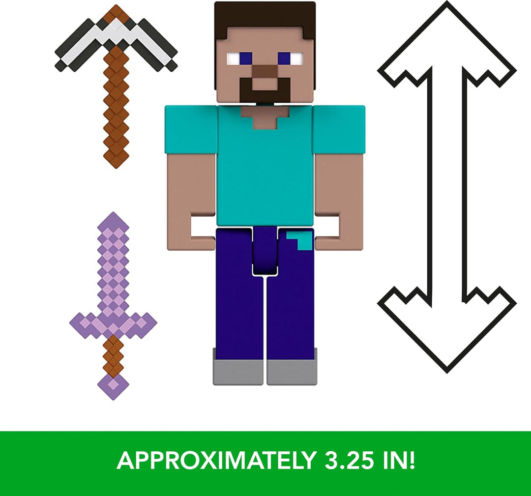 Minecraft 3.25" Steve Action Figure