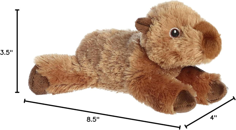 Capybara Eco Nation Eco Softies 8 Inch Plush detail shot