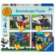 Room On The Broom Four In A Box (12, 16, 20, 24 Piece) Jigsaw Puzzle