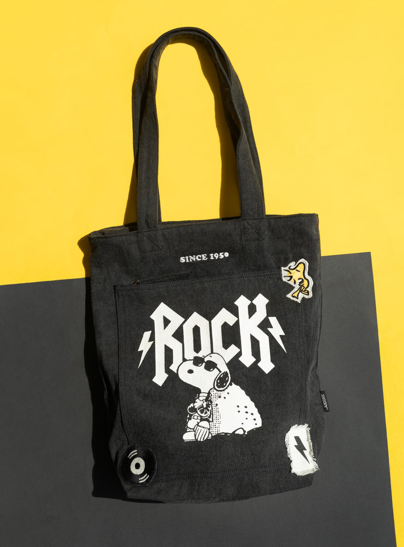 Snoopy Tote Bag side angle