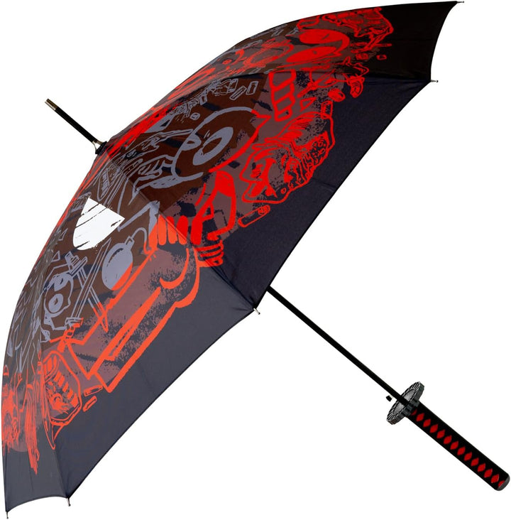 Marvel Deadpool Umbrella – Automatic Umbrella : Large Umbrella | 12 Years Old Boy's Umbrella: Marvel Legends Deadpool : Superheroes Marvel - Katana Deadpool