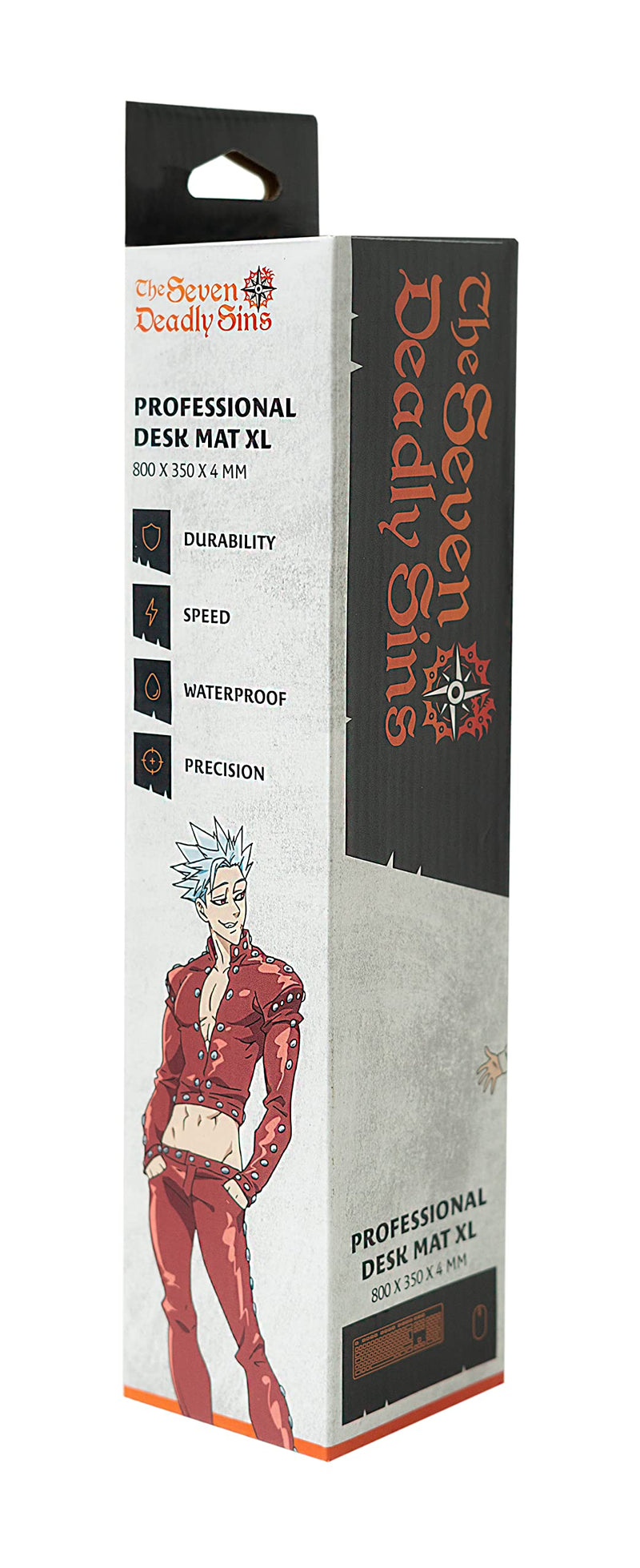 The Seven Deadly Sins XL Mouse Mat close up detail