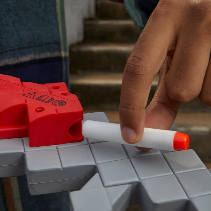 Nerf Heartstealer Minecraft Sword, close-up detail
