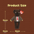 Ty Beanie Babies Mr Bean Teddy Jacket & Tie, rear view