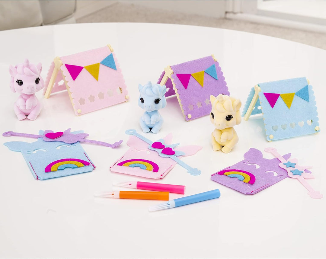 Fuzzikins Colour and Wash Unicorn Sleepover Art Kit