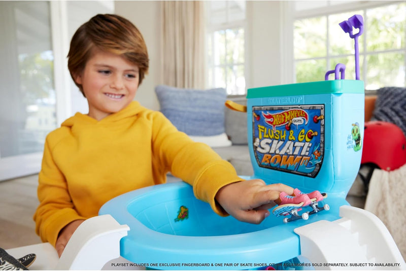 Hot Wheels Flush & Go Skate Bowl - Image 2