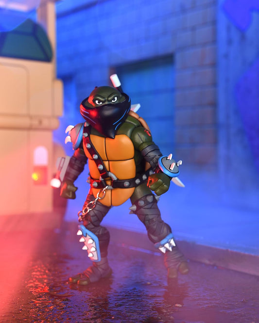 TMNT (Animated) Dark Leonardo Ultimate 7" Scale Action Figure - Saturday Morning Adventures Teenage Mutant Ninja Turtles (view 2)