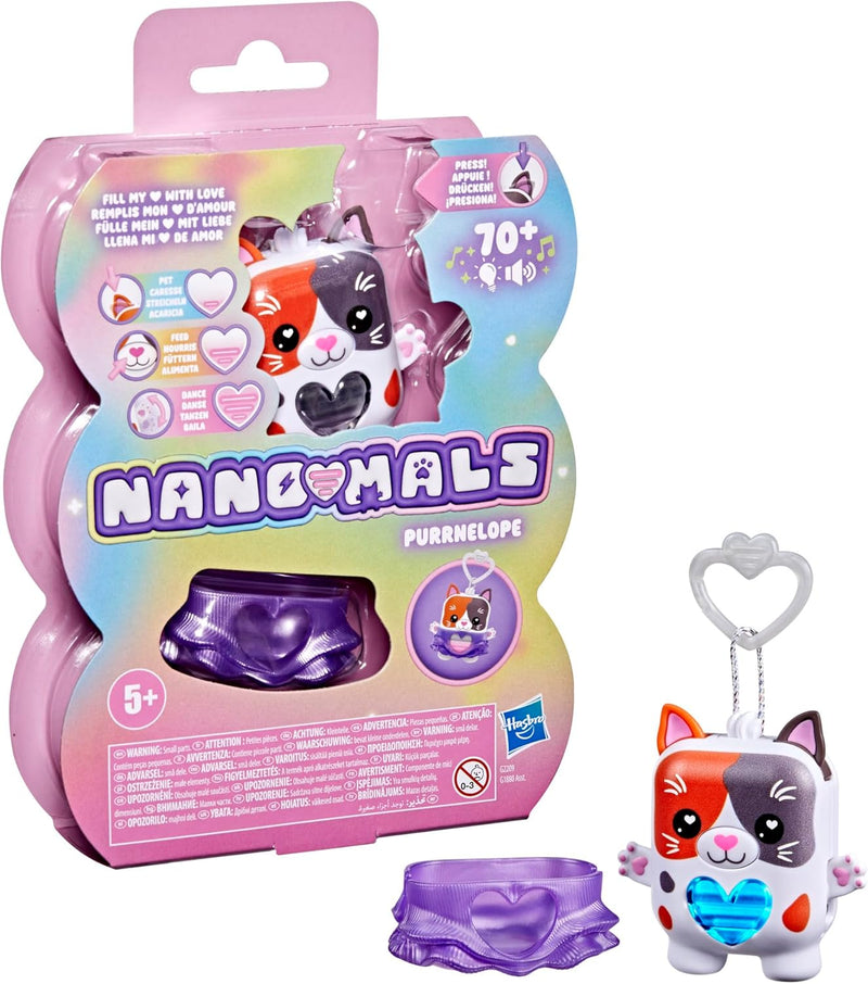 Nano-Mals Purrnelope the Calico Kitty Electronic Fidget Pet