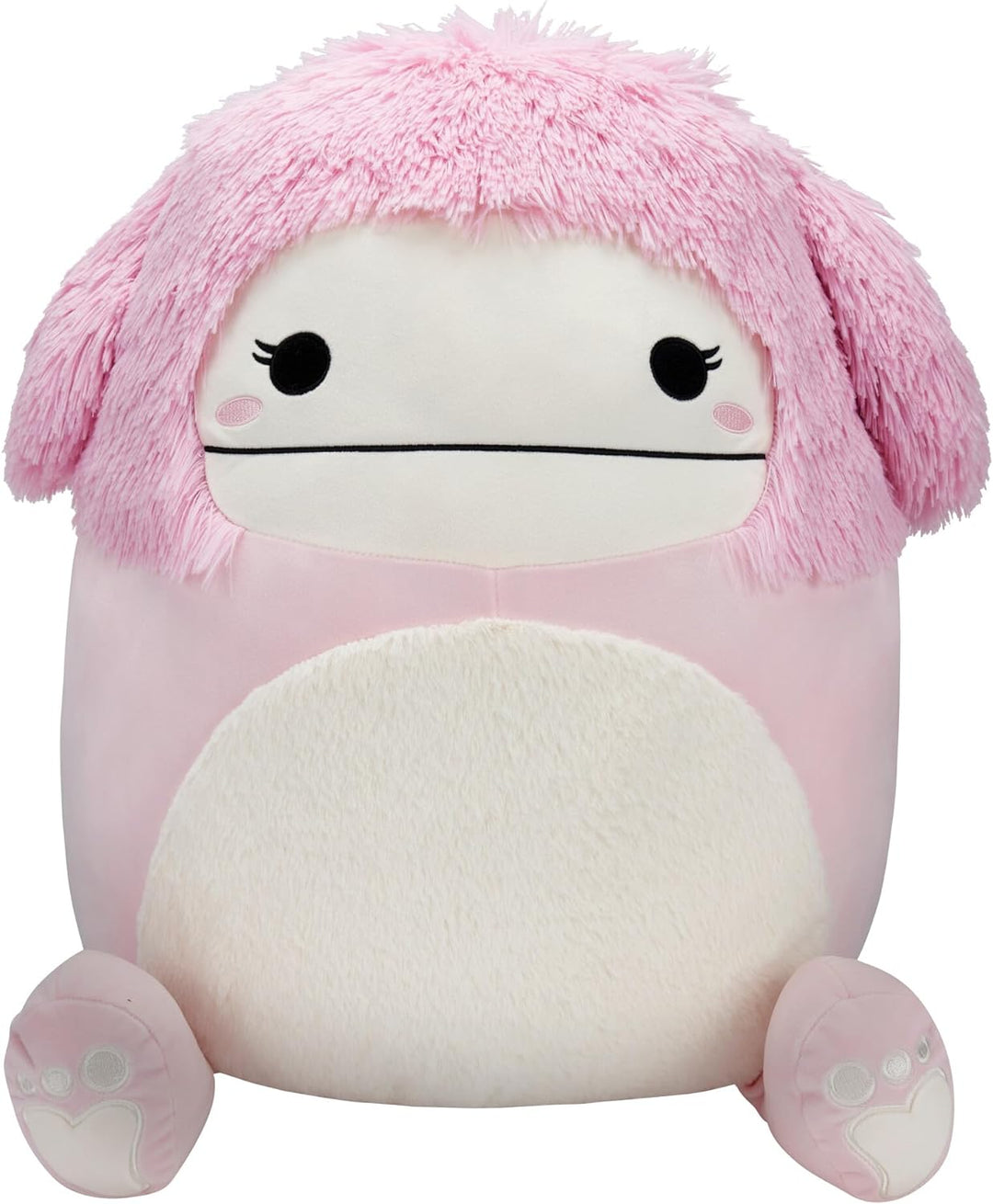 Squishmallows 20" Pink Bigfoot With Fuzzy Belly Plush