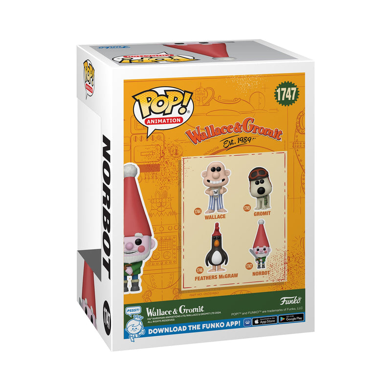 Funko Pop Wallace and Gromit Norbot