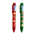 Multi Colour Pen (6 Colours) Christmas Baker Street Gingerbr