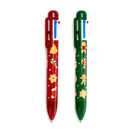 Multi Colour Pen (6 Colours) Christmas Baker Street Gingerbr