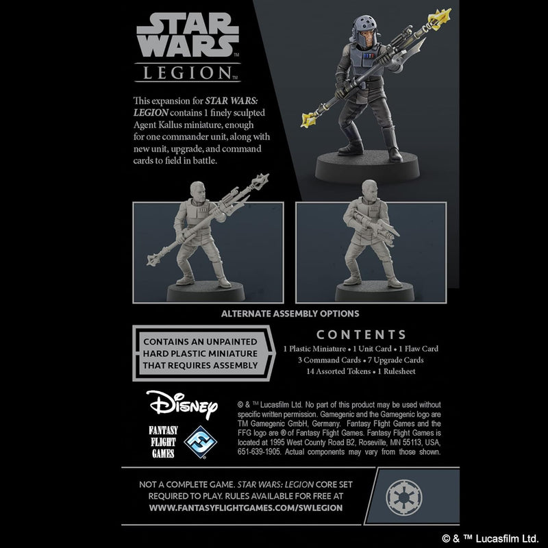 Star Wars Legion: Agent Kallus Commander Expansion, alternate view
