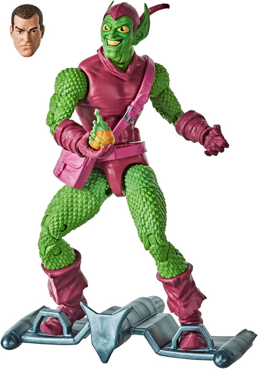 Marvel Legends Series Retro Spider Man Green Goblin Action Figure