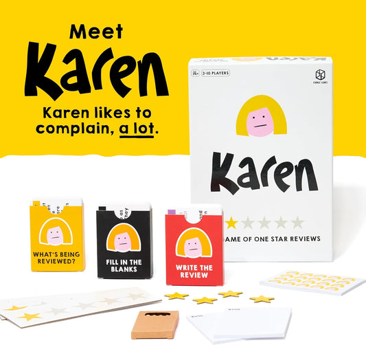 Karen Board Game: The Hilarious Game Based on Real One Star Reviews, alternate view