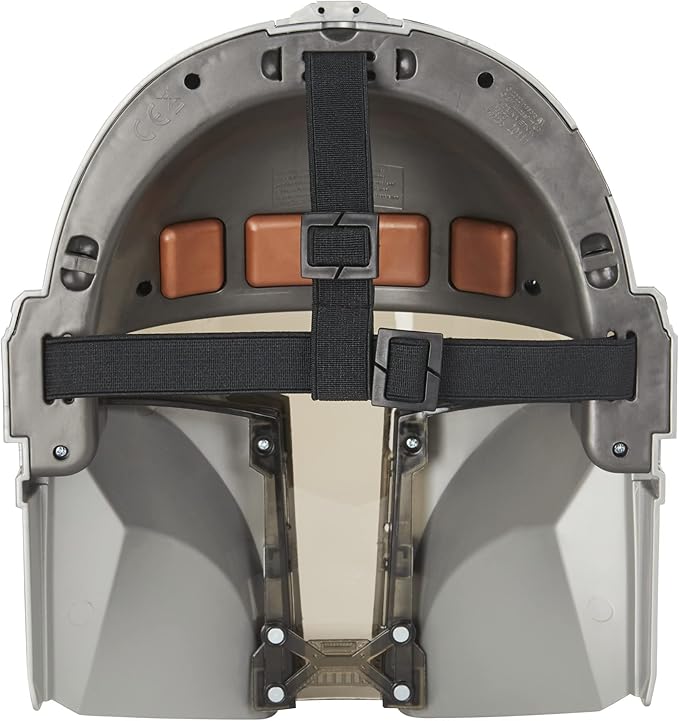 Star Wars Hasbro The Mandalorian Electronic Mask, rear view