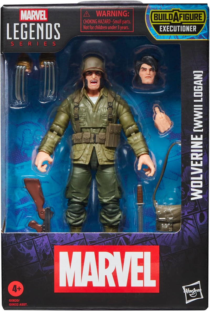 Marvel Legends Series - Wolverine (WWII Logan) Action Figure collectible from Hasbro
