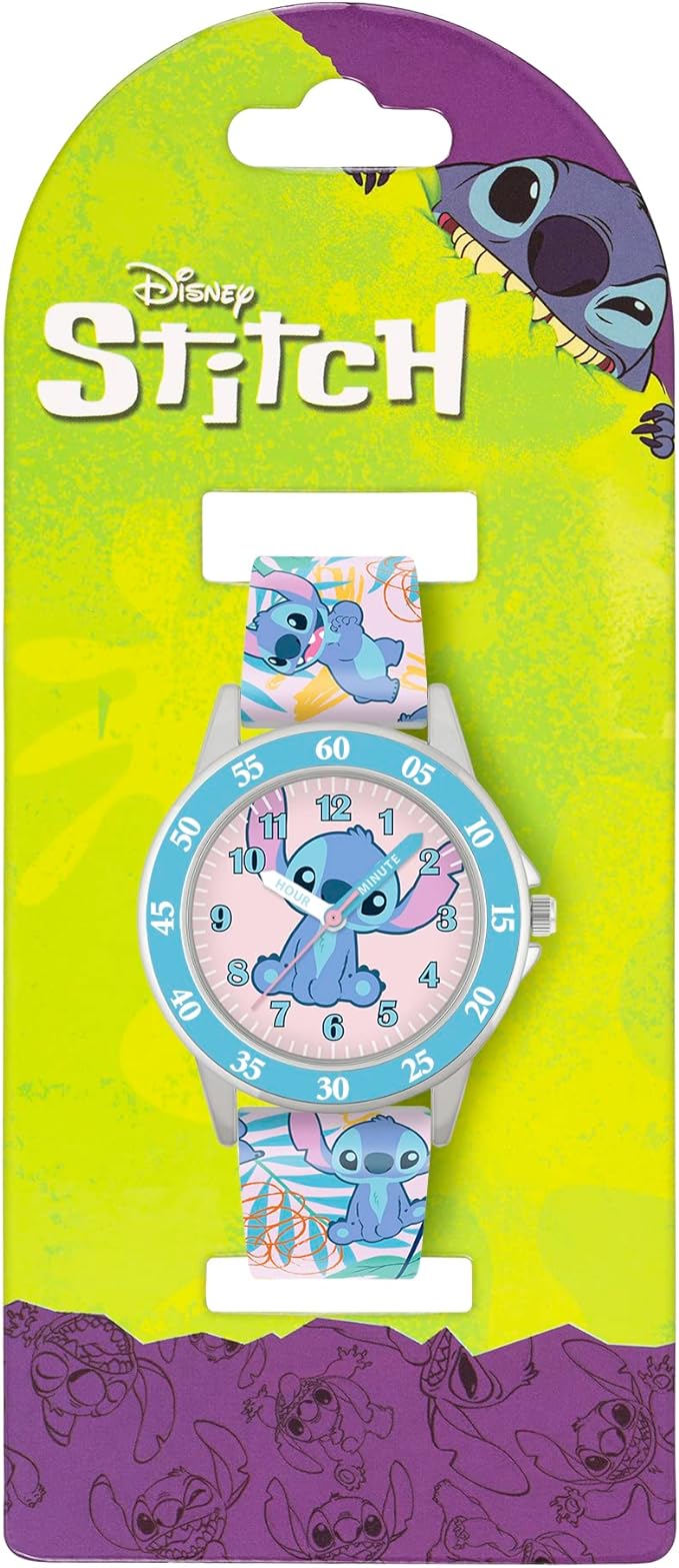 Peers Hardy Disney Lilo & Stitch Blue Time Teacher Strap Watch - Image 3