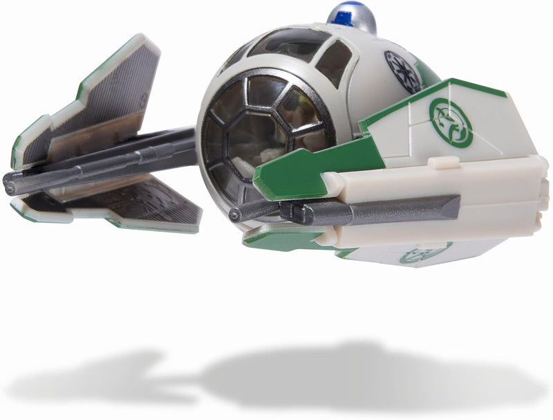Star Wars Micro Galaxy Squadron Yoda's Jedi Starfighter, side angle