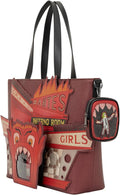 Loungefly - Beetlejuice Tote Bag side angle