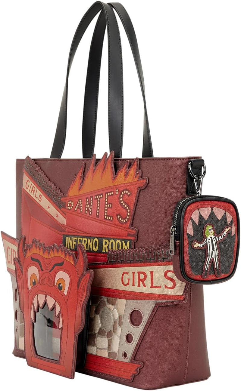 Loungefly - Beetlejuice Tote Bag side angle