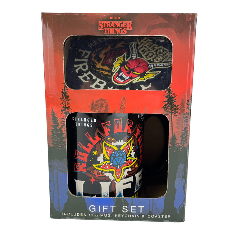 Stranger Things Hellfire Club Mug & Coaster Set, side angle