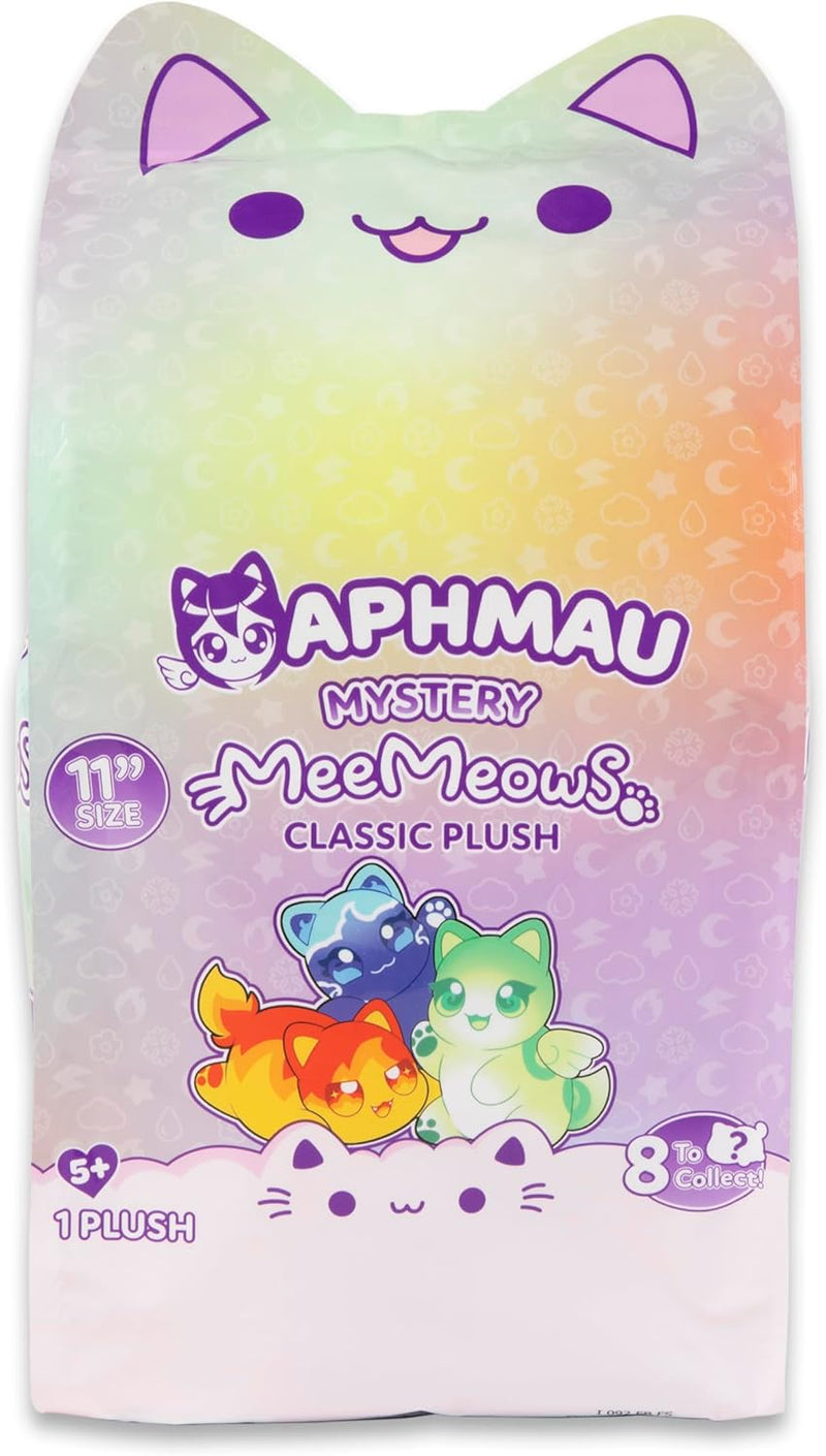 Aphmau MeeMeows 11” Classic Mystery Plush - Elemental, size reference