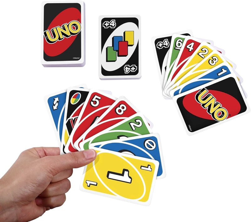 Mattel Games UNO, close-up detail