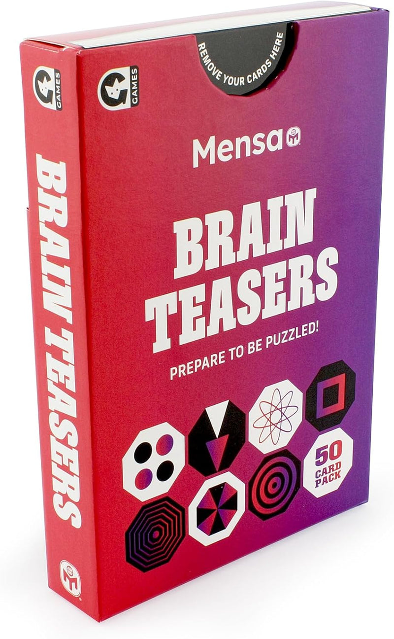 Mensa Brain Teasers Card Game - Image 3