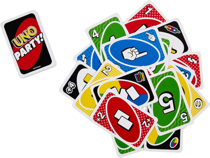 UNO Party Family Card Game, close-up detail