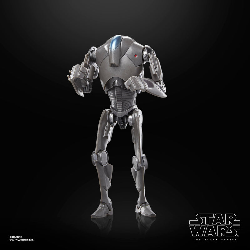Star Wars Super Battle Droid The Black Series Action Figure, in display
