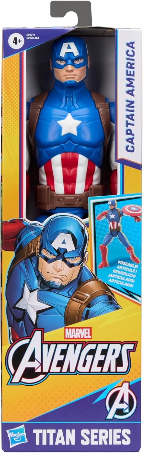 Marvel Avengers Titan Series Captain America Action Figure - Image 8