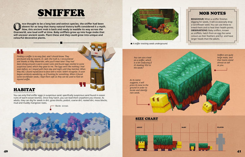 Minecraft: Mobspotter's Encyclopedia Hardback By Mojang AB - Image 3