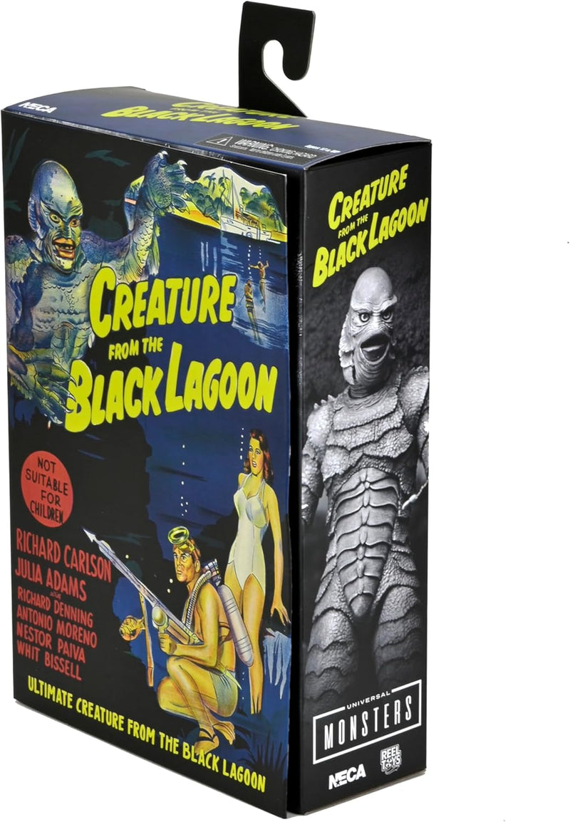 Creature from the Black Lagoon Black & White Ultimate 7" Scale Action Figure packaging view