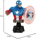 Diamond-Bust Marvel Captain America Holo Shield SDCC23, close-up detail