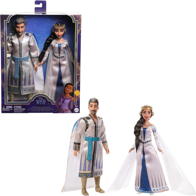 Disney Wish King Magnifico & Queen Amaya Doll Set