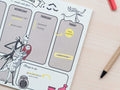 Disney The Nightmare Before Christmas A4 Weekly Planner view 5