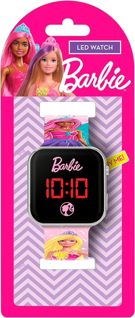 Peers Hardy Barbie Multicoloured Strap LED Watch - Image 3