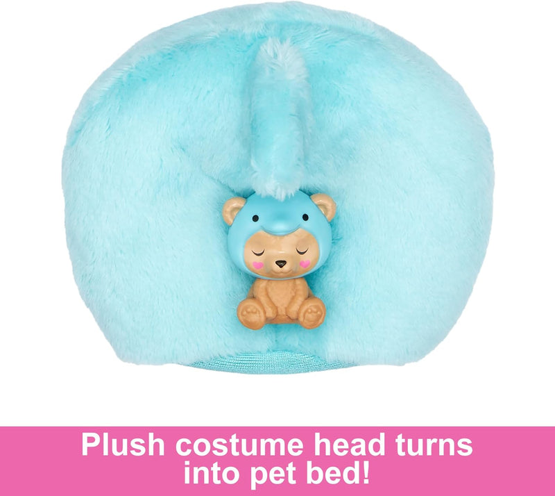 Barbie Cutie Reveal Teddy Bear as Dolphin, close-up detail