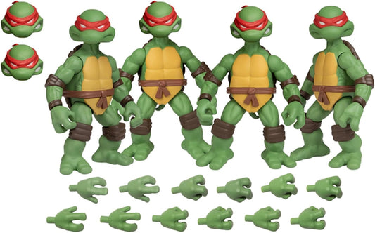 TMNT 5 Points 4 Figures Deluxe Boxed Set Teenage Mutant Ninja Turtles