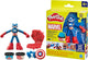 Play Doh Marvel Captain America Stamping Shield Action Figure Playset