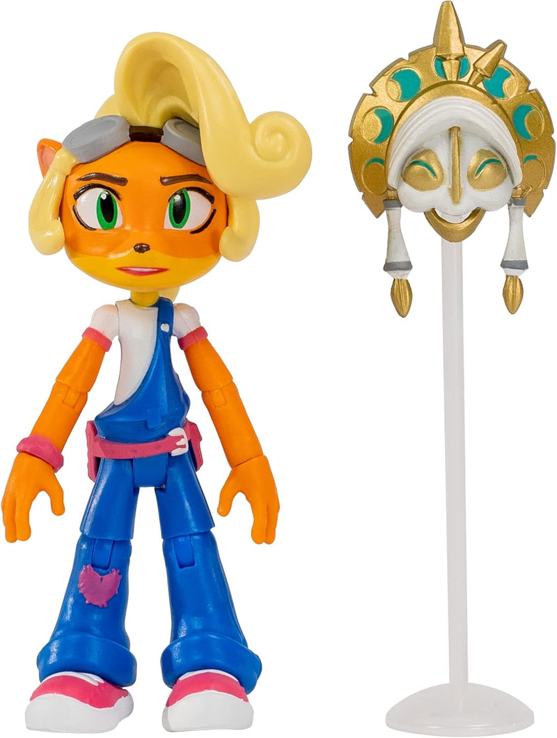 Crash Bandicoot Coco With Kapunawa Mask & Stand Figure