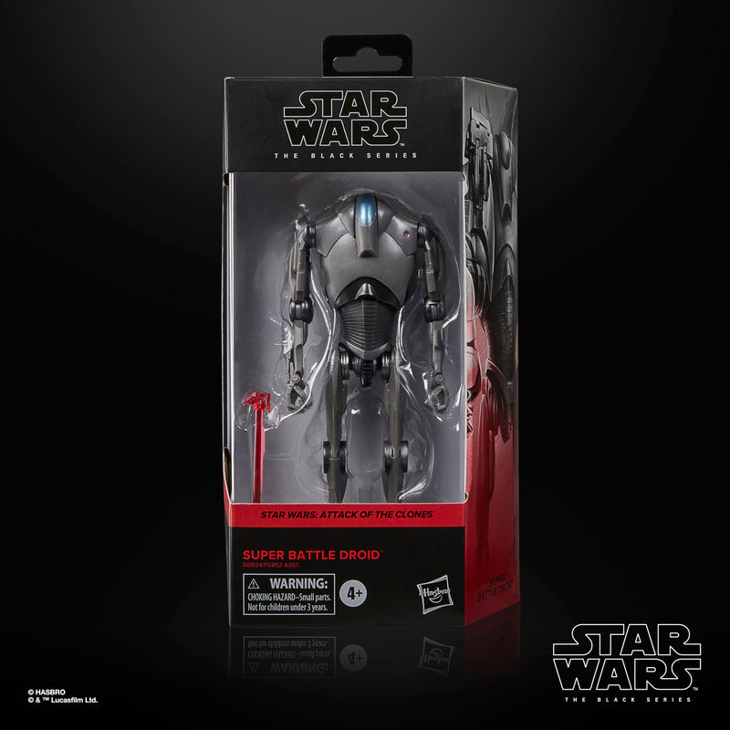 Star Wars Super Battle Droid The Black Series Action Figure, side angle