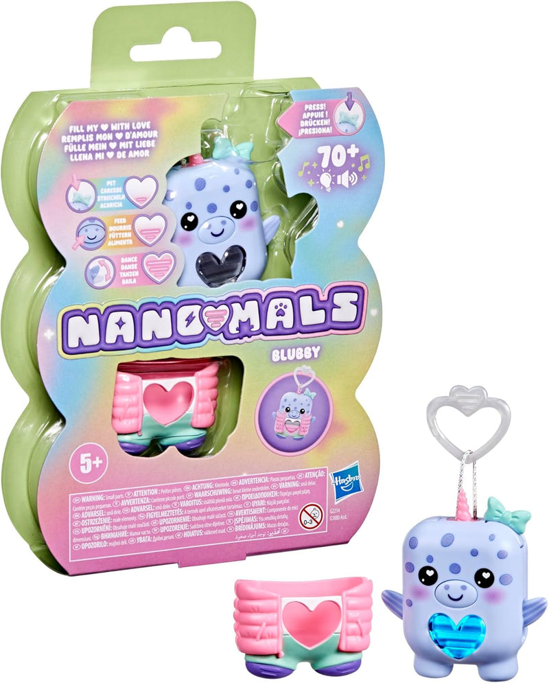 Nano-Mals Blubby the Narwhal Electronic Fidget Pet
