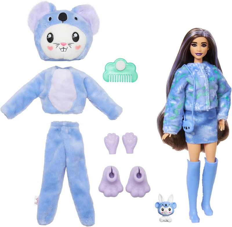 Barbie Cutie Reveal Bunny as a Koala, close-up detail