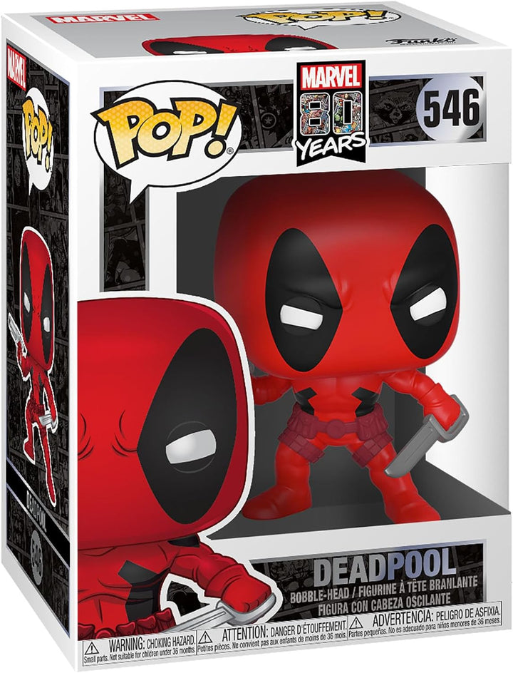 Marvel 80th Anniversary First Appearance Deadpool Funko POP! Vinyl Figure