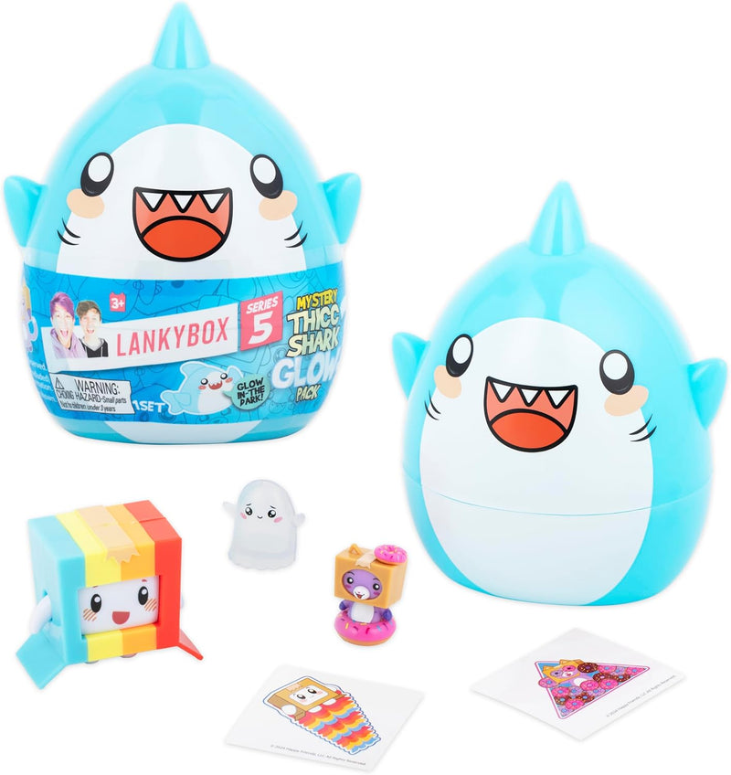 Lankybox Thicc Shark Mystery Glow Pack Toys (Series 5)