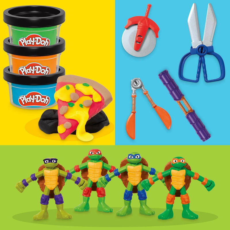 Play Doh Tales of The Teenage Mutant Ninja Turtles Cowabunga Creations Playset - Image 3