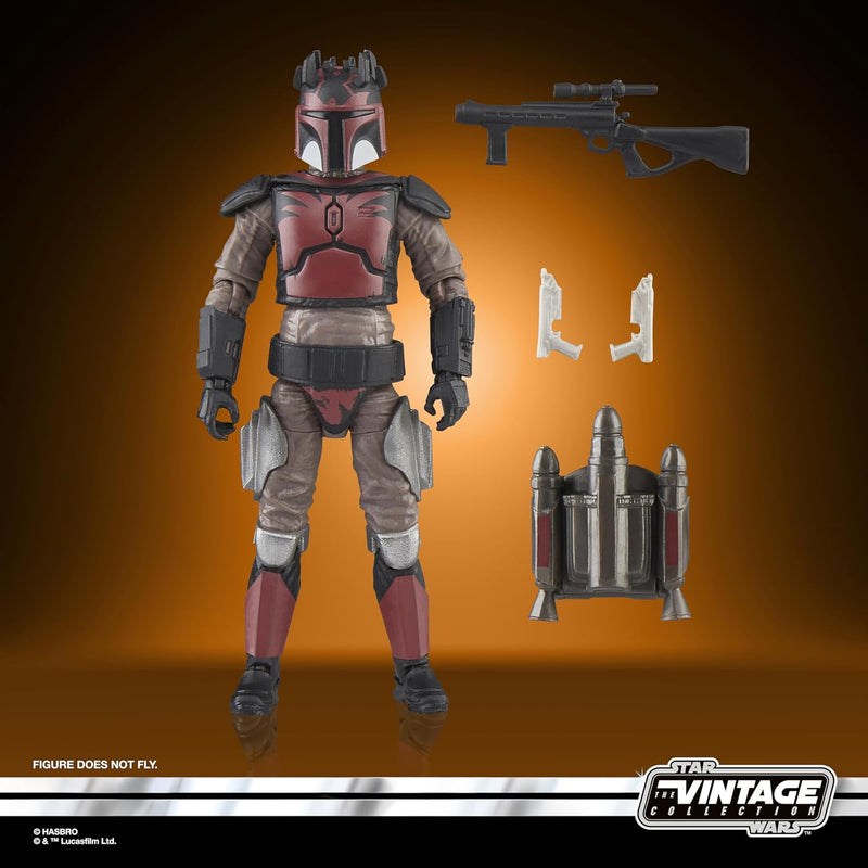 Star Wars The Vintage Collection Mandalorian Super Commando Action Figure, size reference
