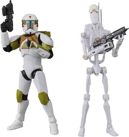 Clone Commando & B1 Battle Droid Star Wars The Black Series 6-Inch Action Figures